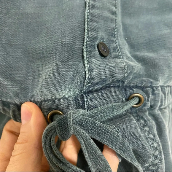 Mother Dark Green Tie Waist Romper Small (lightly flawed) - Picture 5 of 14